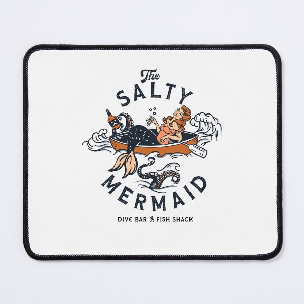 Item preview, The Salty Mermaid Dive Bar & Salty Fish Shack Vintage Pinup designed and sold by clarabersetart.