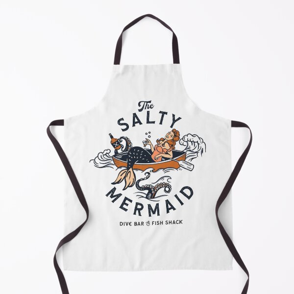 Item preview, The Salty Mermaid Dive Bar & Salty Fish Shack Vintage Pinup designed and sold by clarabersetart.