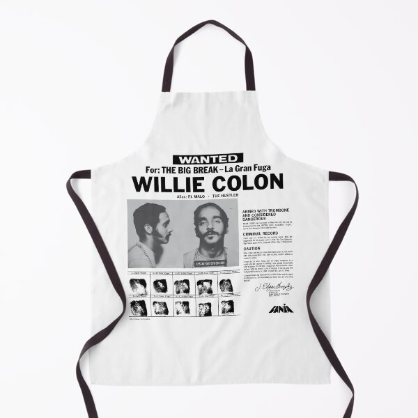 Item preview, Willie Colon Wanted Vintage 80s Graphic designed and sold by clarabersetart.
