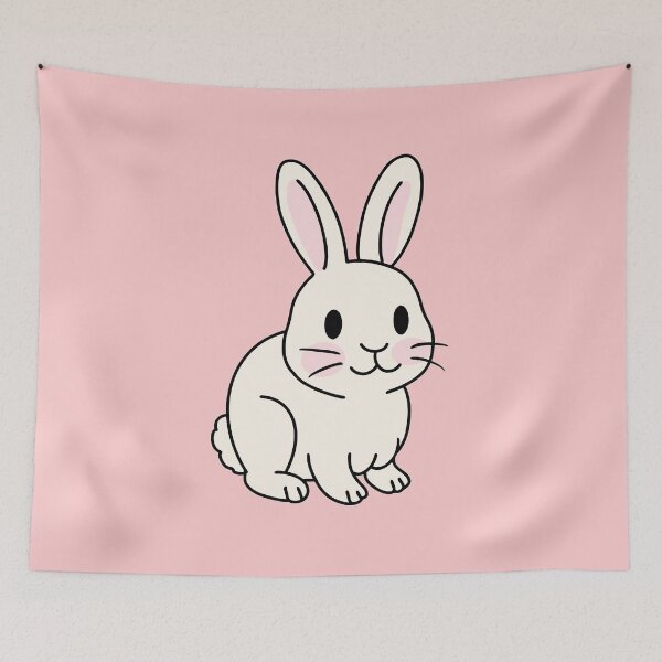 Item preview, Adorable Bunny with Pink Cheeks designed and sold by Artilura.