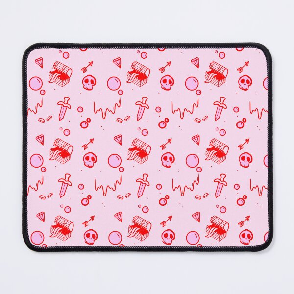 Item preview, Pink and Red Gelatinous Cube Repeat Design designed and sold by Side Quest Illustrations.