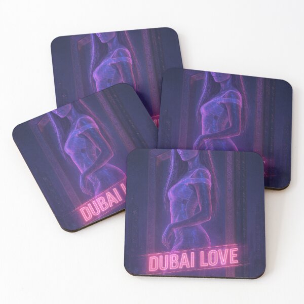 Item preview, Neon Goddess of Dubai – DUBAI LOVE Cyberpunk Dream designed and sold by DyfunctionalTee.