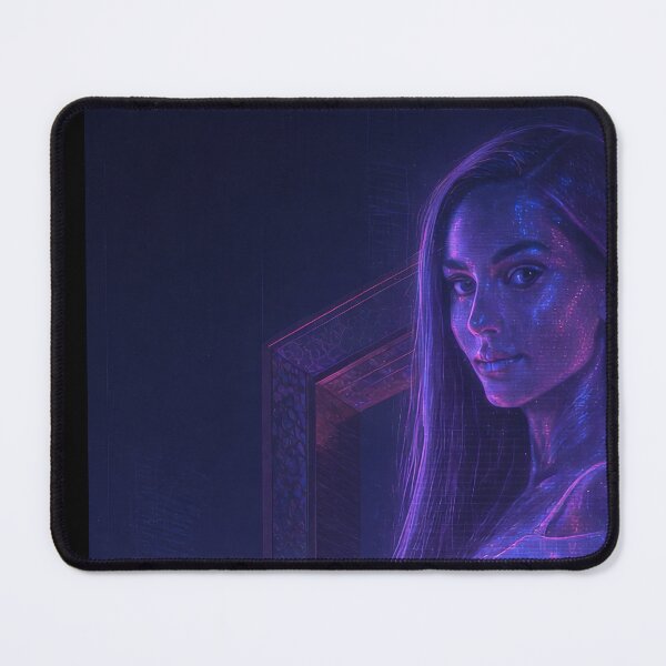 Item preview, Neon Goddess of Dubai – DUBAI LOVE Cyberpunk Dream designed and sold by DyfunctionalTee.