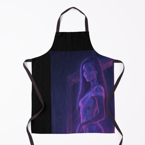 Item preview, Neon Goddess of Dubai – DUBAI LOVE Cyberpunk Dream designed and sold by DyfunctionalTee.