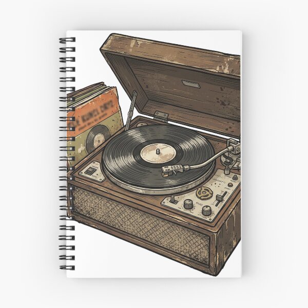 Item preview, Retro Vinyl Record Player Nostalgia designed and sold by pictranoosa.