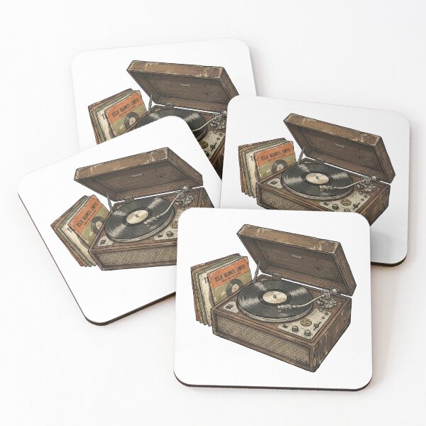 Item preview, Retro Vinyl Record Player Nostalgia designed and sold by pictranoosa.