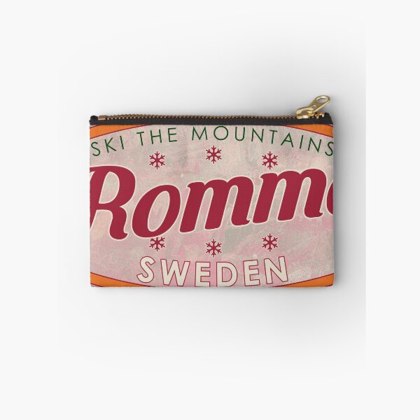 Item preview, Romme, Sweden, Ski, textured skiing badge designed and sold by Wanderful-roads.
