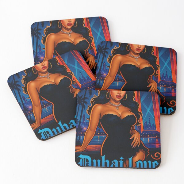 Item preview, Dubai Love: Neon Nights & Desert Queens designed and sold by DyfunctionalTee.