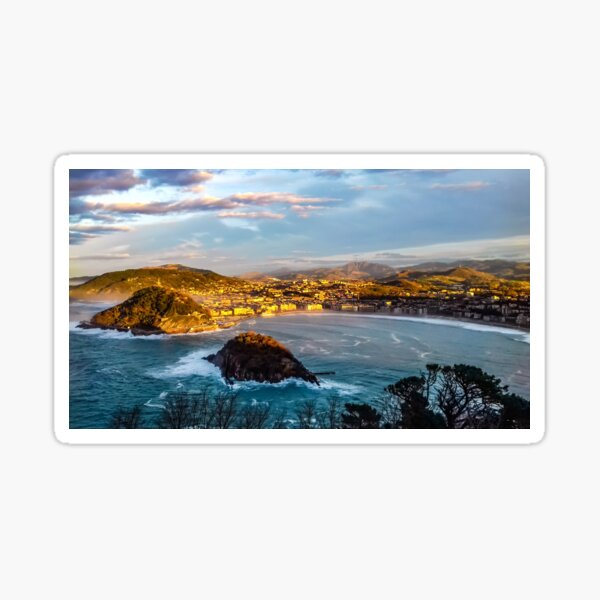 Item preview, when the sun sets on san sebastian designed and sold by calinedesign.