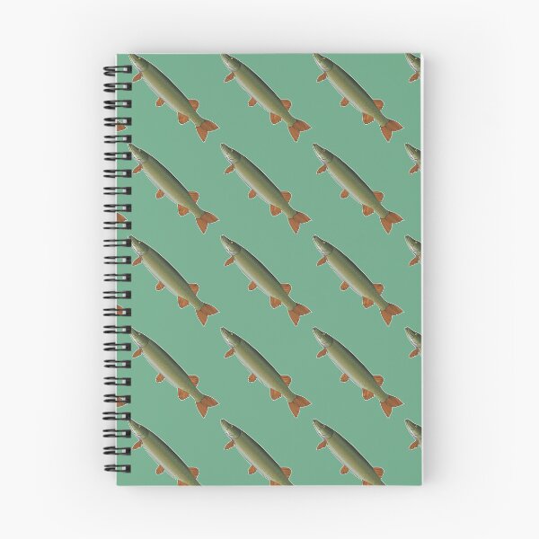 Item preview, Minimalist pike fish vector art in vibrant colors designed and sold by FAawRay.