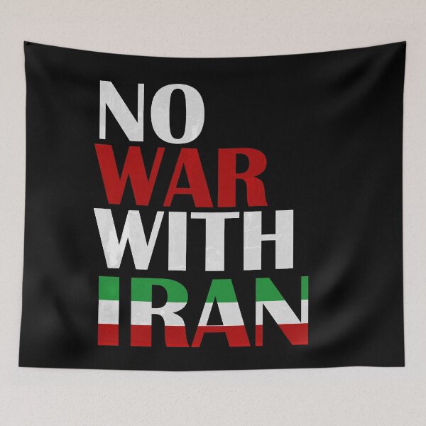 Item preview, No War With Iran designed and sold by RoyesButler.