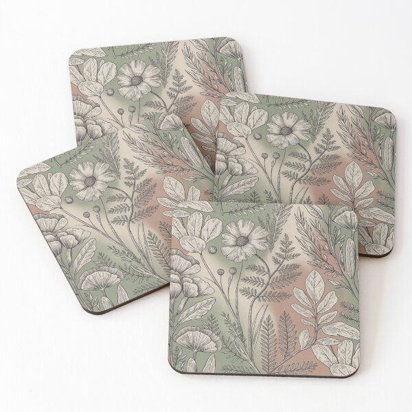 Item preview, Vintage Botanical Pattern – Hand Drawn Floral Illustration designed and sold by myforestfog.