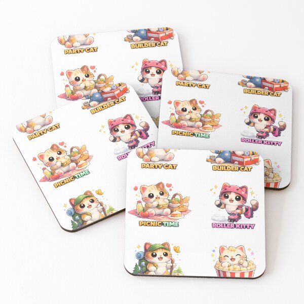 Item preview, Kawaii Cute Cat Pack 9 designed and sold by VictorySticker.