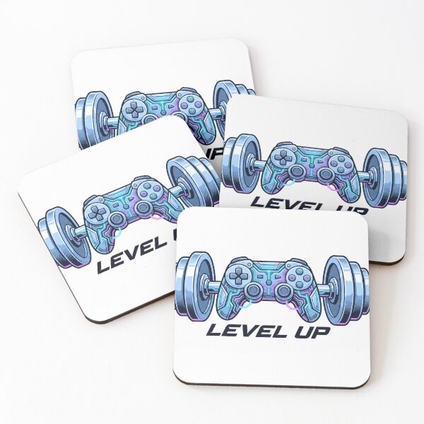 Item preview, Level Up Gamer Controller Dumbbell Gym Gaming Fitness designed and sold by DesignsEveryone.