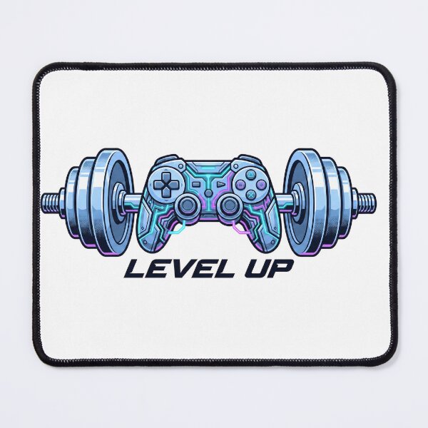 Item preview, Level Up Gamer Controller Dumbbell Gym Gaming Fitness designed and sold by DesignsEveryone.