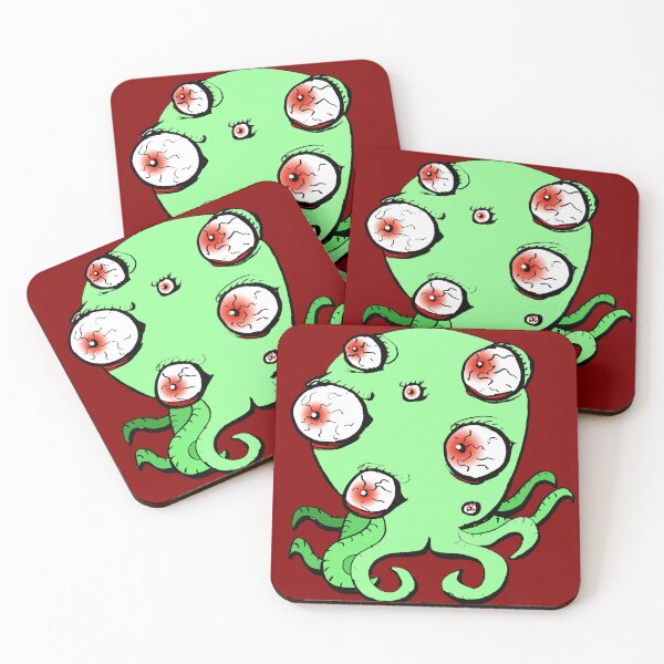 Item preview, Illustrated Elder God Octopus - Green Variant designed and sold by Paul Yeatman.