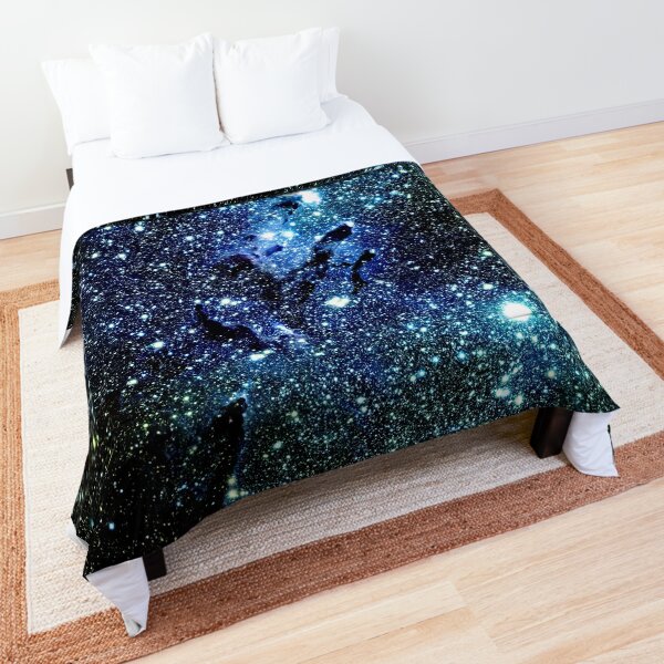Artikel-Vorschau von Galaxie Der Adlernebel / Säulen der Schöpfung Ozeanblau, designt und verkauft von 2sweetsDesign.