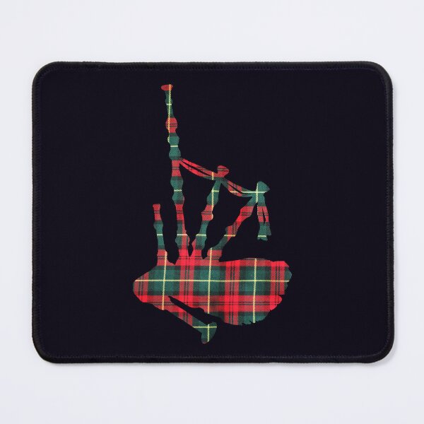 Item preview, Pipes in a Old Country Tartan designed and sold by Murph's Images.