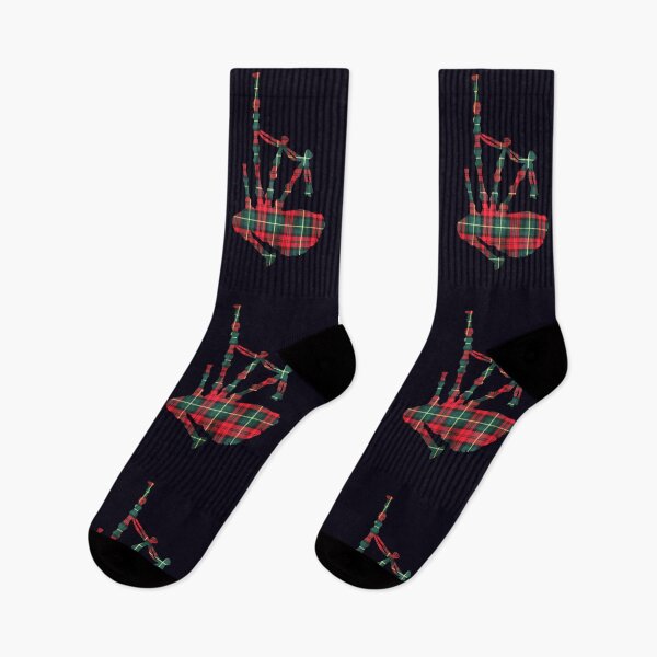 Item preview, Pipes in a Old Country Tartan designed and sold by Murph's Images.