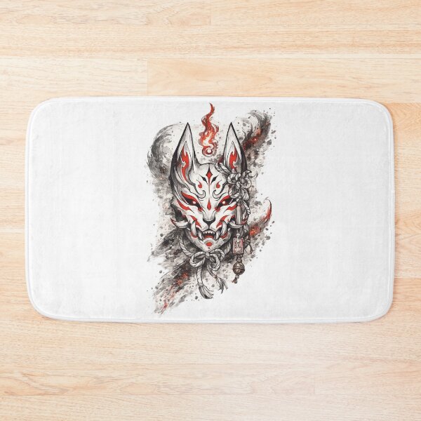 Item preview, Kitsune Demon Art | Japanese Fox Spirit | Yokai Illustration designed and sold by SergeyDigital.