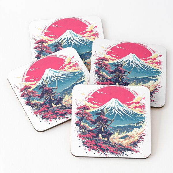 Item preview, Samurai Journey Under Mount Fuji designed and sold by SilentCanvasX.