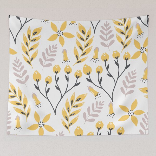 Item preview, Yellow Floral designed and sold by PeppermintCreek.