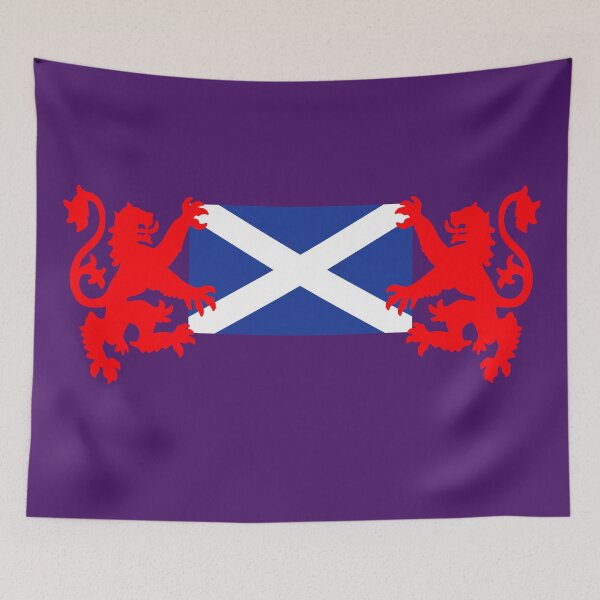 Item preview, Red Lions with Saltire designed and sold by Murph's Images.