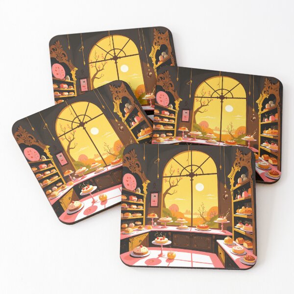 Item preview, "Ethereal Golden Bakery: Handcrafted Pastries at Moonlight" designed and sold by Creative-RE.