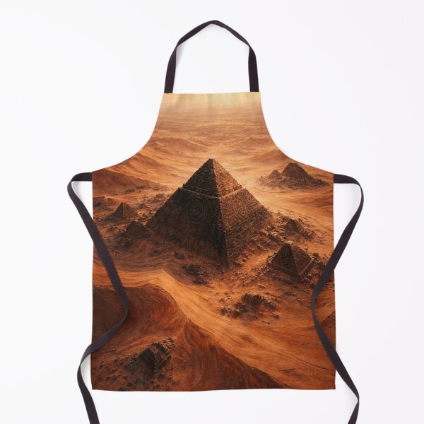 Item preview, The First Remnants | Ancient Desert Pyramid Spiral | Mythic Stone Age Landscape Wall Art designed and sold by Element Horizon Studio.