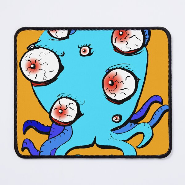Item preview, Illustrated Elder God Octopus - Blue Variant designed and sold by Paul Yeatman.