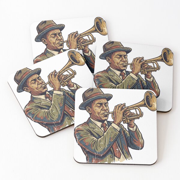 Item preview, Retro Trumpet Jazz Soul designed and sold by pictranoosa.