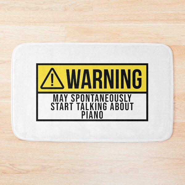 Item preview, Piano Warning designed and sold by XCIV.