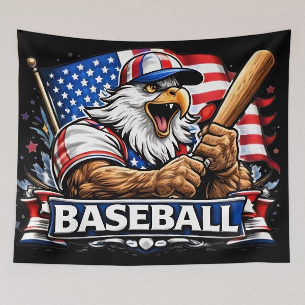 Item preview, Baseball Legend - Classic Game Day Illustration designed and sold by DrukNaStyl.