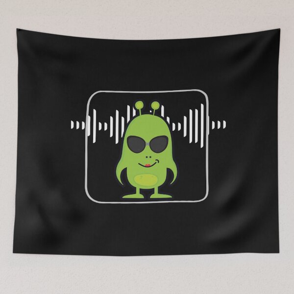 Item preview, Broadcasting on My Frequency – Funny Alien Signal Design designed and sold by Aquarius-club.