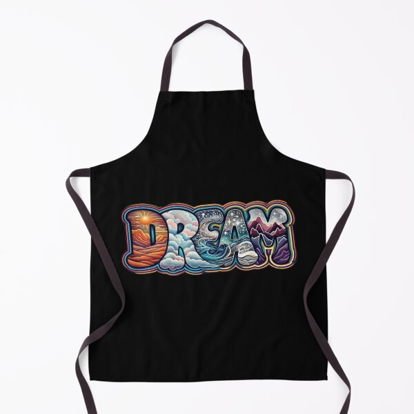 Item preview, DREAM Illustrated Letter Art – Surreal Landscape Typography with Cosmic, Ocean & Desert Elements designed and sold by Bright Nest Studio.