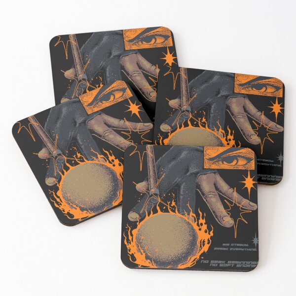 Item preview, Break Everything – Fiery Urban Streetwear Graphic with Bold Hand & Fireball Art designed and sold by xiir.