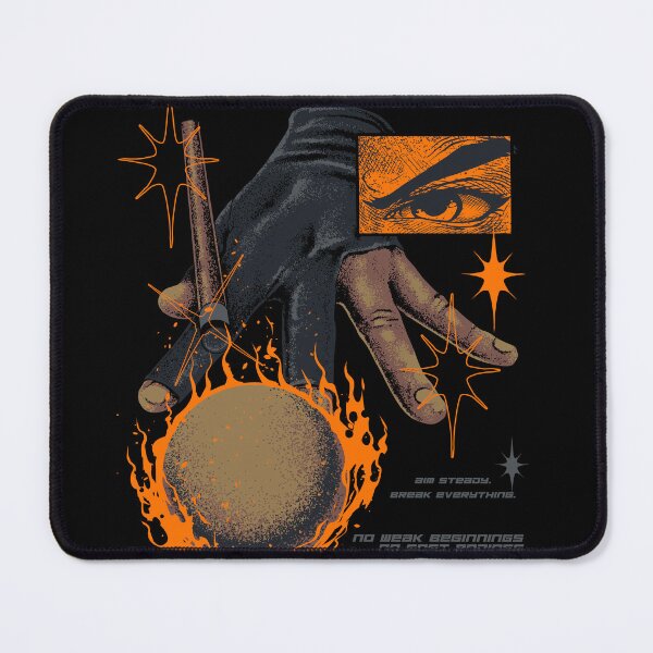 Item preview, Break Everything – Fiery Urban Streetwear Graphic with Bold Hand & Fireball Art designed and sold by xiir.