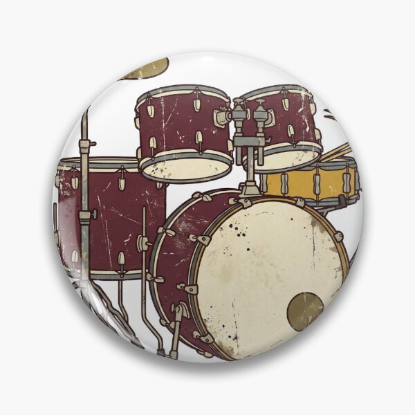 Item preview, Vintage Drum Set Rhythm designed and sold by pictranoosa.