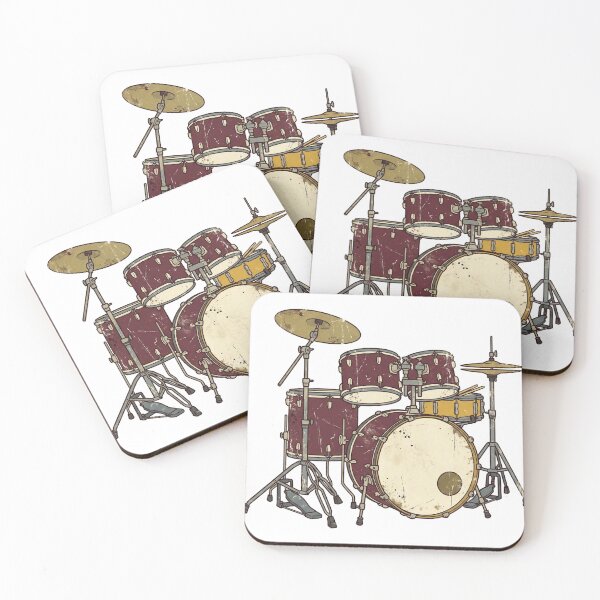 Item preview, Vintage Drum Set Rhythm designed and sold by pictranoosa.