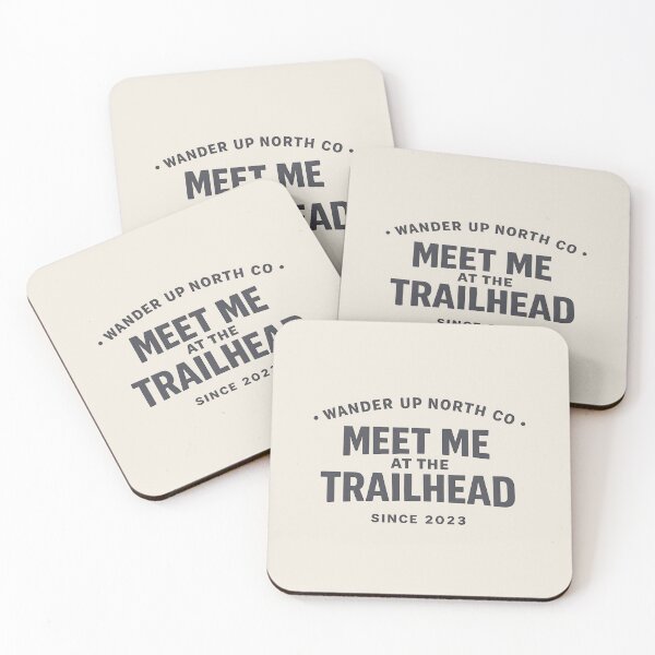 Item preview, Meet Me At The Trailhead – Heritage Outdoor Typography | Quiet Wild Series designed and sold by WanderUpNorth.
