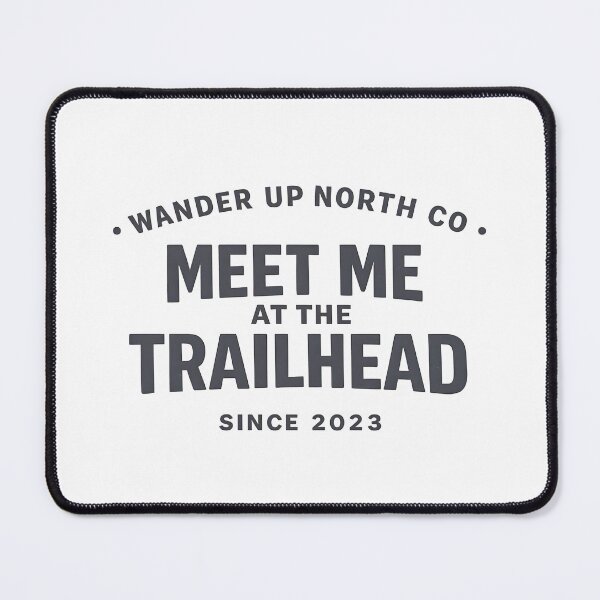 Item preview, Meet Me At The Trailhead – Heritage Outdoor Typography | Quiet Wild Series designed and sold by WanderUpNorth.