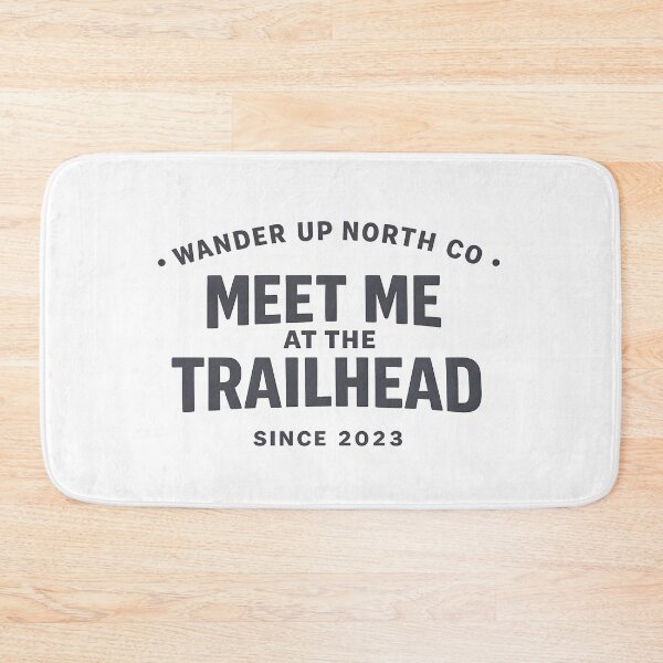 Item preview, Meet Me At The Trailhead – Heritage Outdoor Typography | Quiet Wild Series designed and sold by WanderUpNorth.