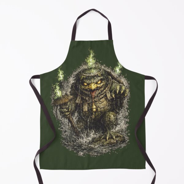Item preview, Kappa Yokai Illustration | Japanese River Demon | Mythical Ink Art designed and sold by SergeyDigital.