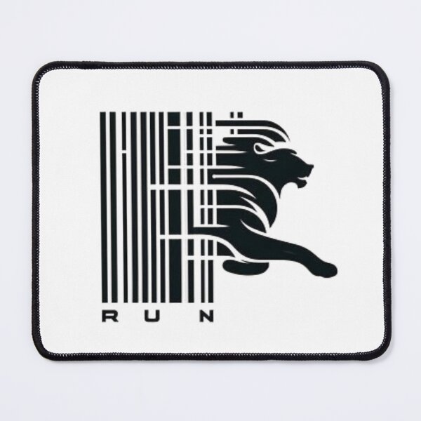 Item preview, RUN, Lion Barcode Design designed and sold by Shs-Kenya.
