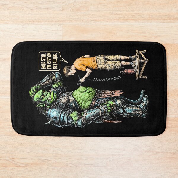 Item preview, Fantasy Miniature Painter Orc Funny Airbrush Painting RPG designed and sold by GrandeDuc.