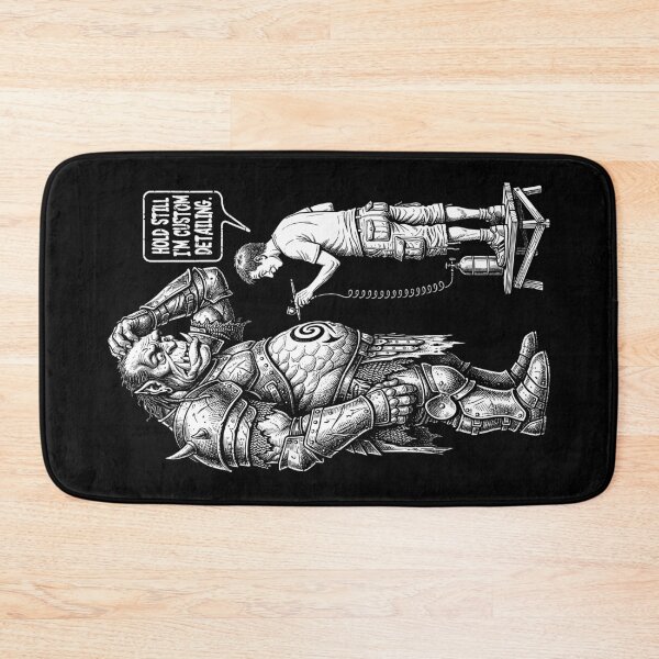 Item preview, Fantasy Miniature Painter Orc Funny Airbrush Painting RPG designed and sold by GrandeDuc.