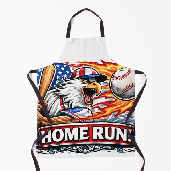 Item preview, Home Run Pride - USA Flag & Baseball Bat Art designed and sold by DrukNaStyl.