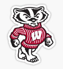 Wisconsin Bucky Badger Sticker