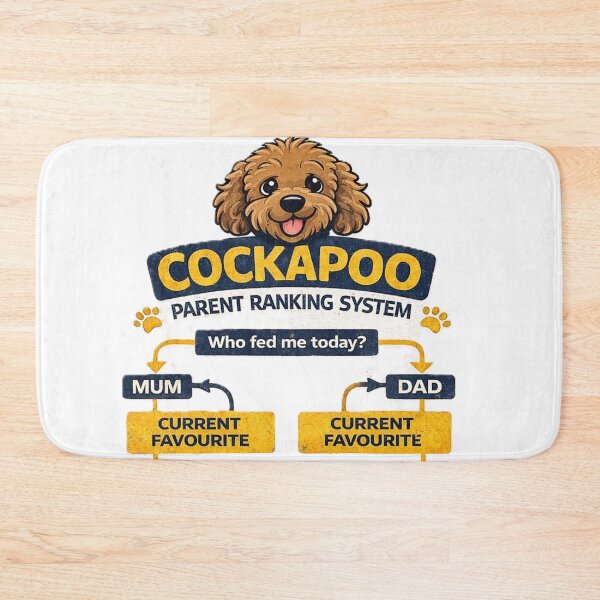 Item preview, Cockapoo Parent Ranking System Funny Cockapoo Mum & Dad Gift designed and sold by Cockapoo Society.