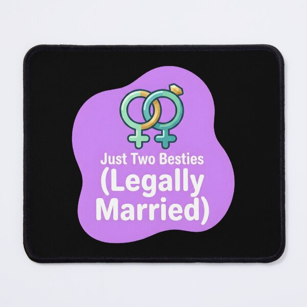 Item preview, Just two besties legally married| Lesbian designed and sold by SocialStaticz.